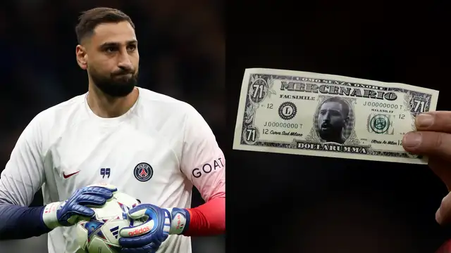 Gianluigi Donnarumma fake money